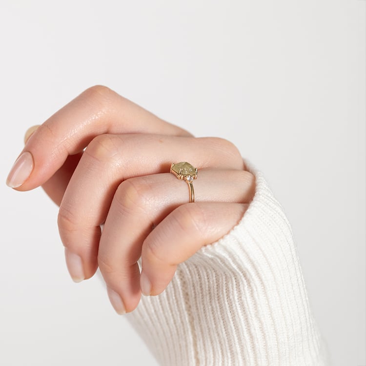 Prsteň so salt and pepper diamantom Anoop 151938