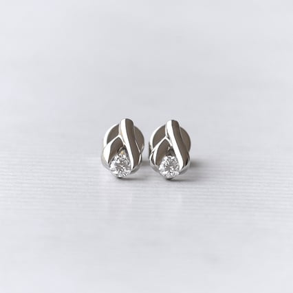 Jemné náušnice s lab-grown diamantmi Kaylie