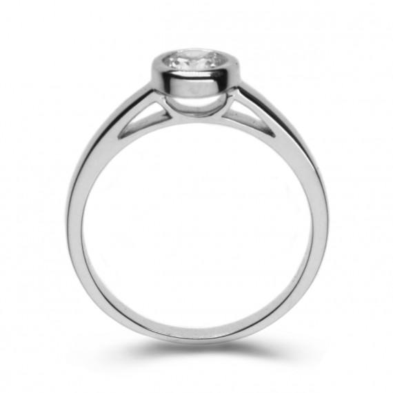 Platinový zásnubný prsteň Cony 8727
