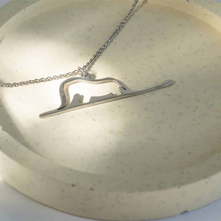 Strieborný vykrojený prívesok so slonem Malý princ 120880