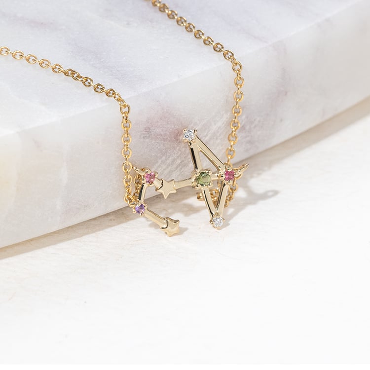 Náhrdelník so znamením zverokruhu Sagittarius 140925