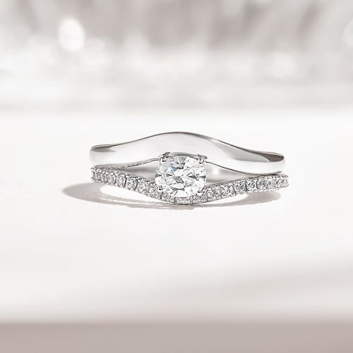 Romantický zásnubný set prsteňov s diamantmi Celeste