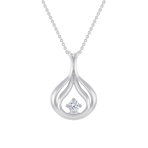 Elegantný zlatý prívesok s diamantom Havannah