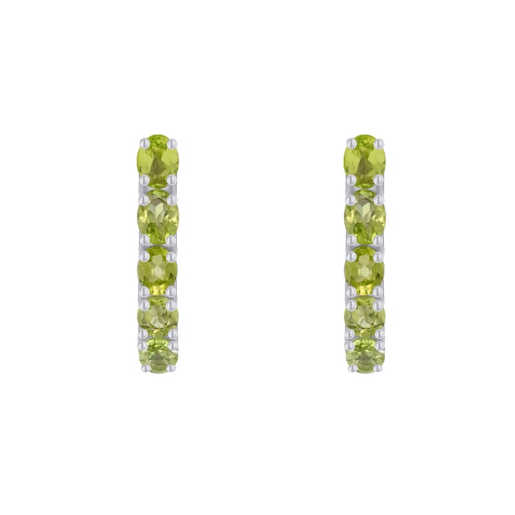 Náušnice s olivínmi 60190