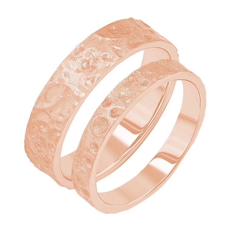 Svadobné obrúčky s atypickým povrchom Lays 156967