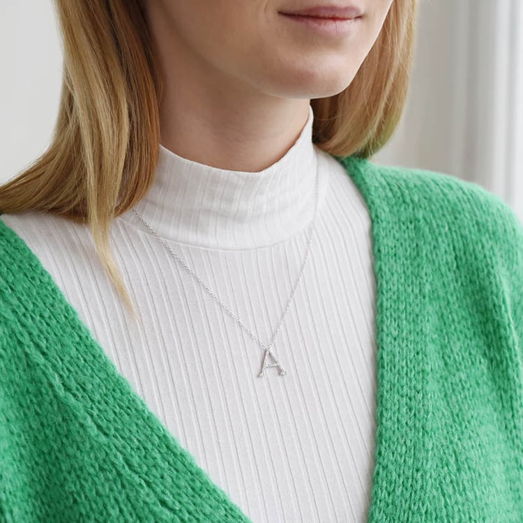 Náhrdelník s diamantmi 90488