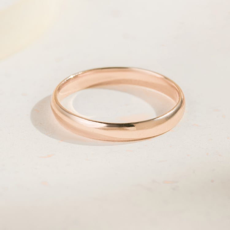 Komfortné svadobné obrúčky z orieškového zlata Ygyn 163723