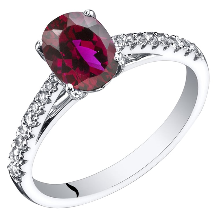 Rubín a topásy v zlatom prsteni Zeeshan