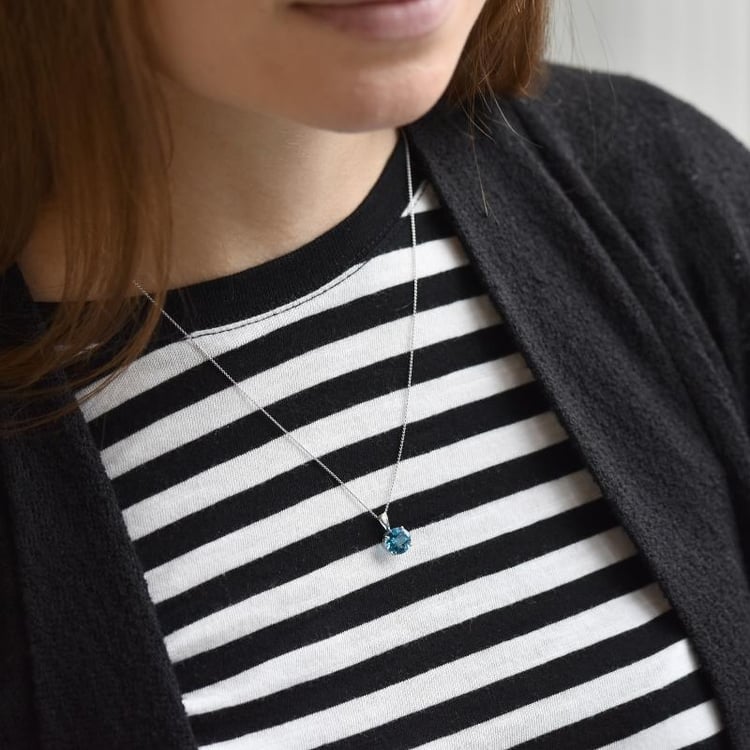 Topásový prívesok zo zlata 38896