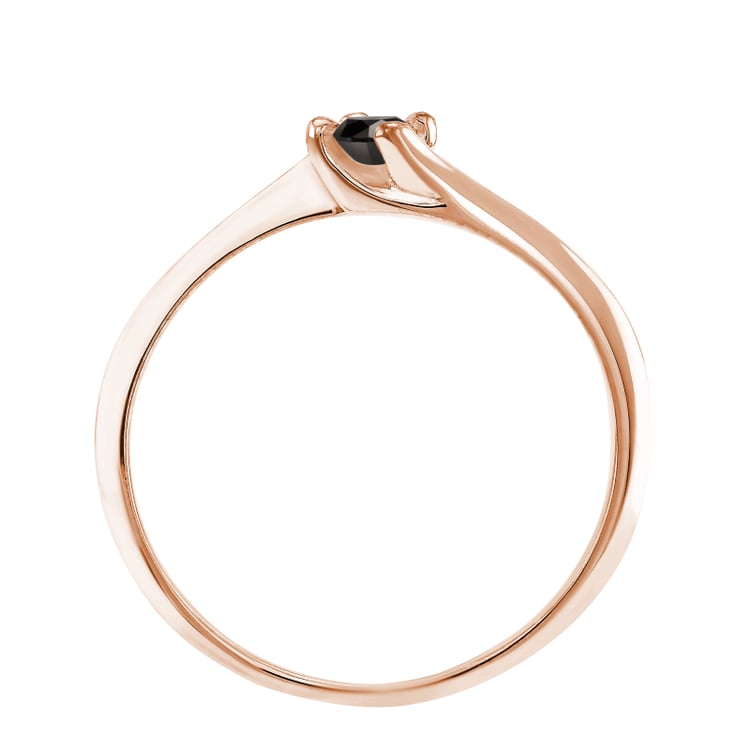 Zásnubní prsteň z růžového zlata 70327