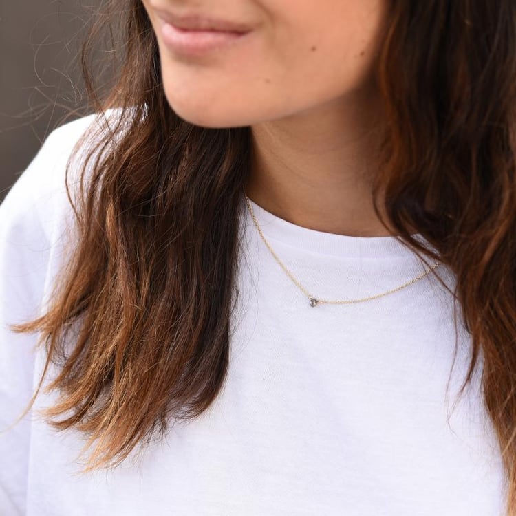 Minimalistický náhrdelník zo zlata 37031