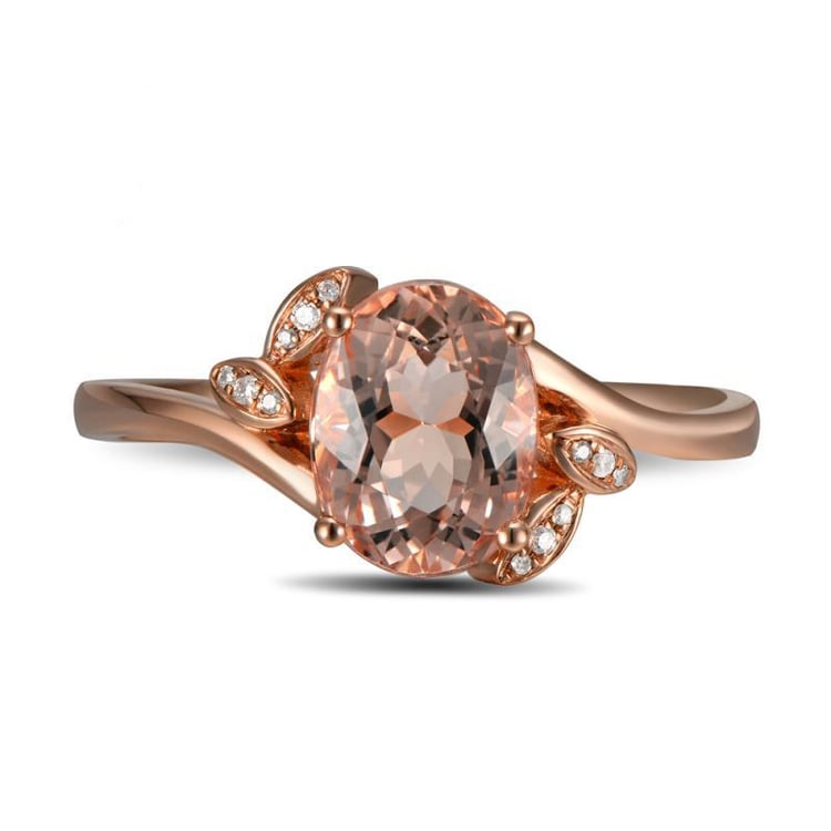 Morganitový prsteň 6123