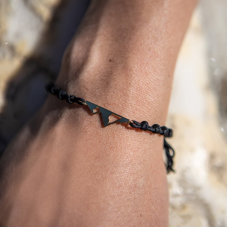 Povrázkový náramok s motívom hôr Montagne 108822