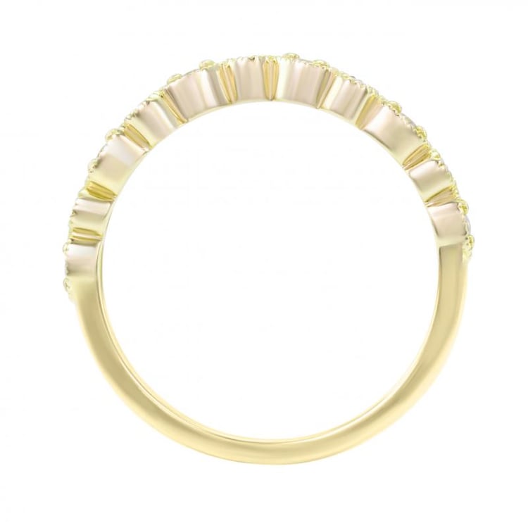 Zlatý eternity prsteň 24455