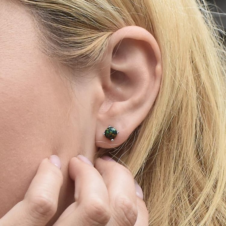 Náušnice s opálmi 25908