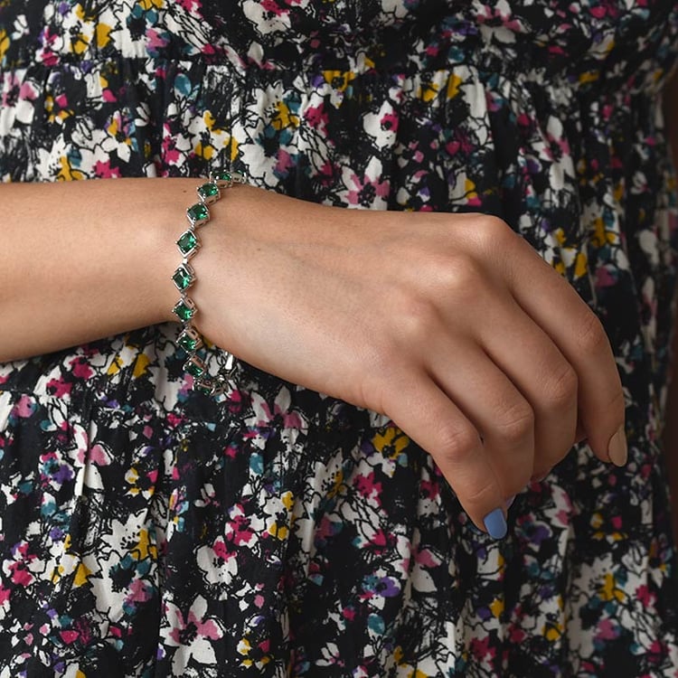 Čarovný smaragdový náramok 68038