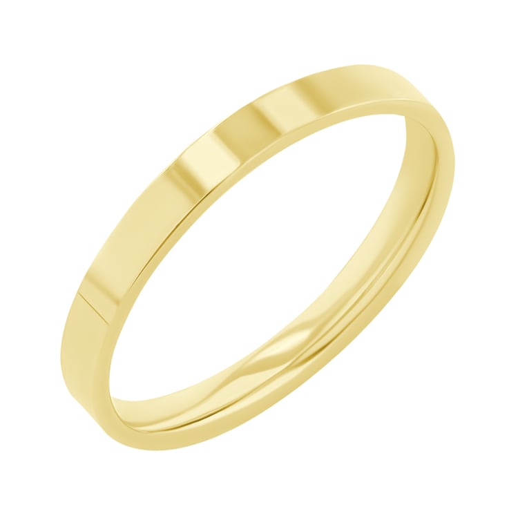 Zlaté ploché svadobné prstene s diamantmi Jolene 117590