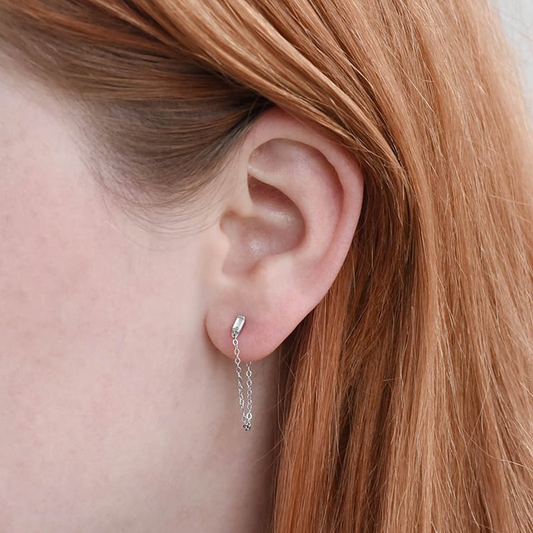 Visacie náušnice s diamantmi 93341