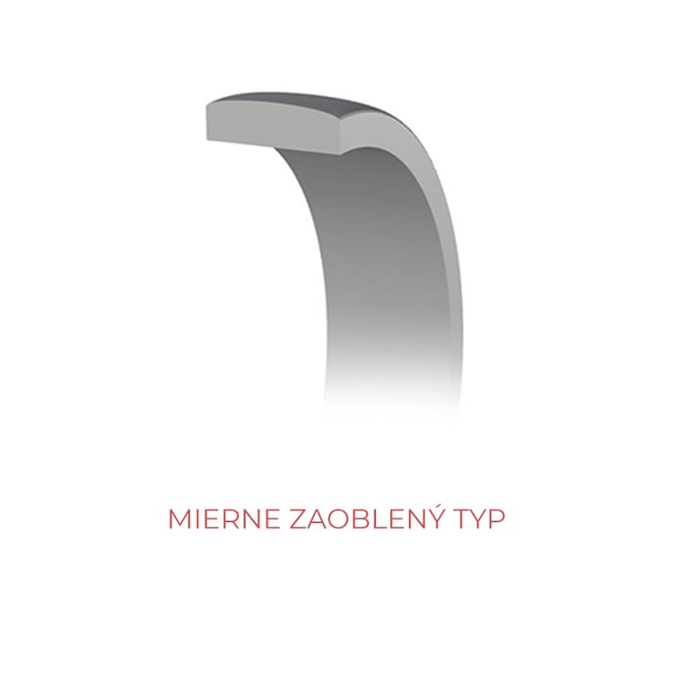 Mierne zaoblený snubný prsteň z karbónu Mihol 143173