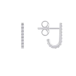 Minimalistické náušnice s diamantmi Kilian