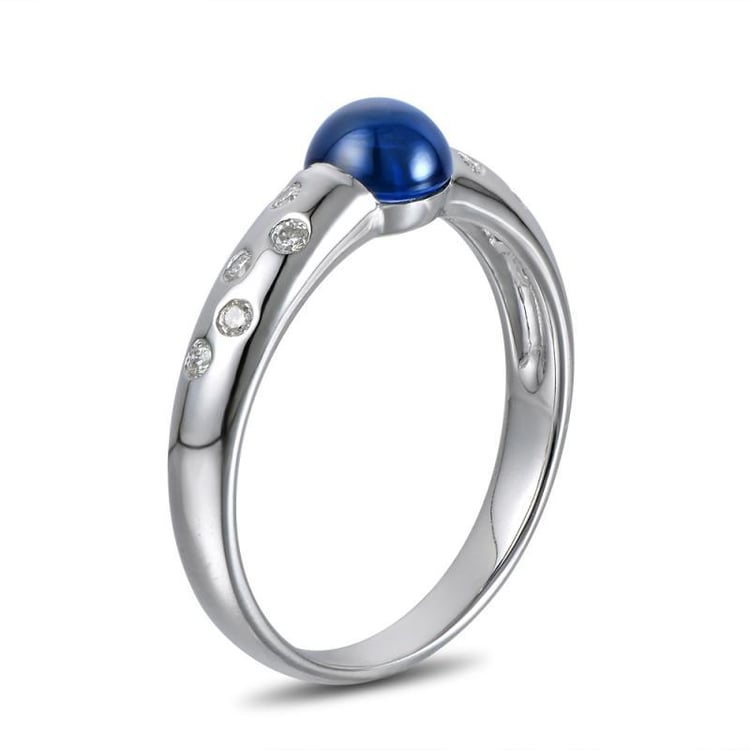 Prsteň so zafírom 17110