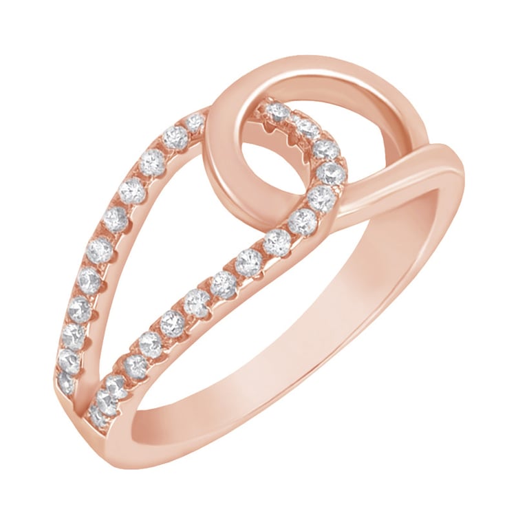 Zlatý prsteň s diamantmi 69297