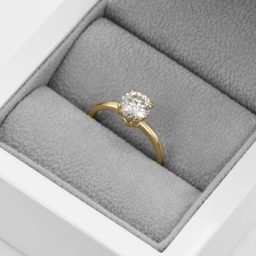 Zásnubný prsteň s lab-grown diamantmi Ymos