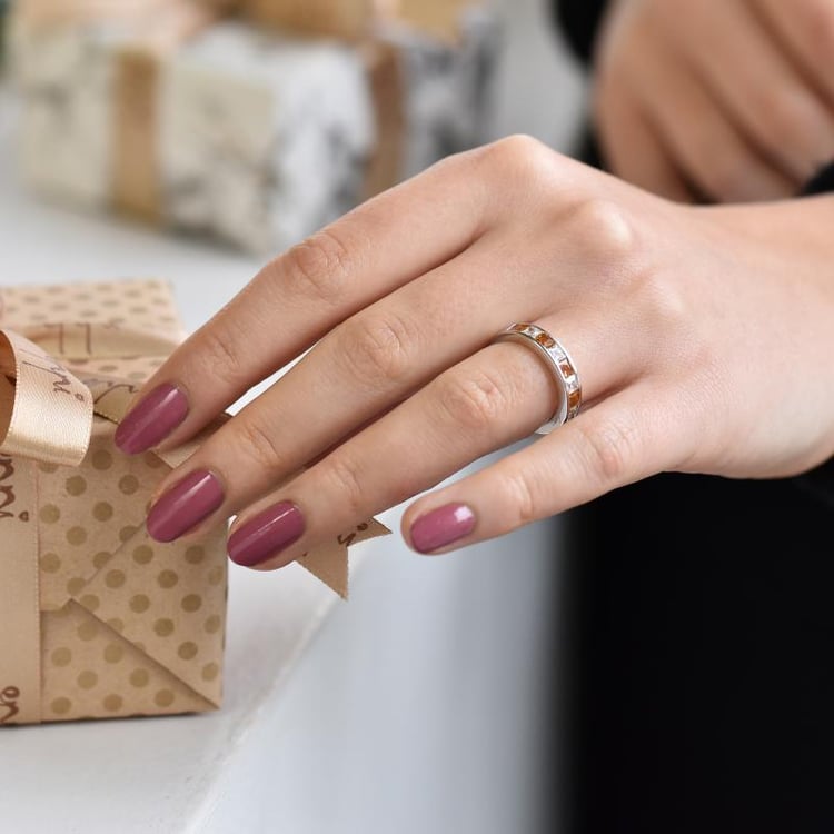 Prsteň s citrínmi 39116