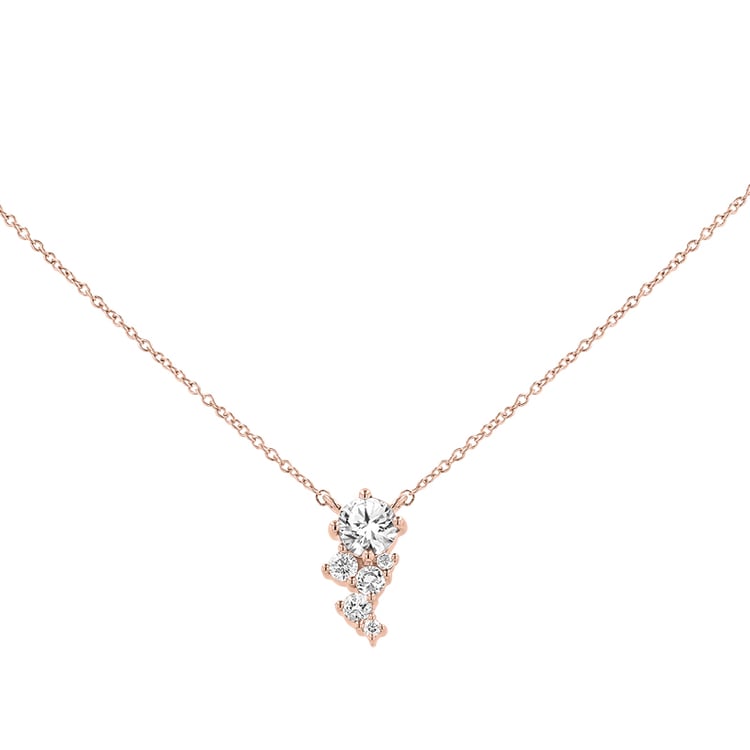 Cluster náhrdelník s lab-grown diamantmi Barto 148547