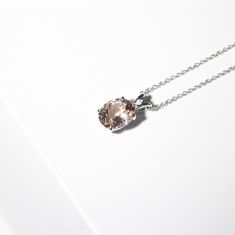 Vintage prívesok s morganitom Fidelia 126418