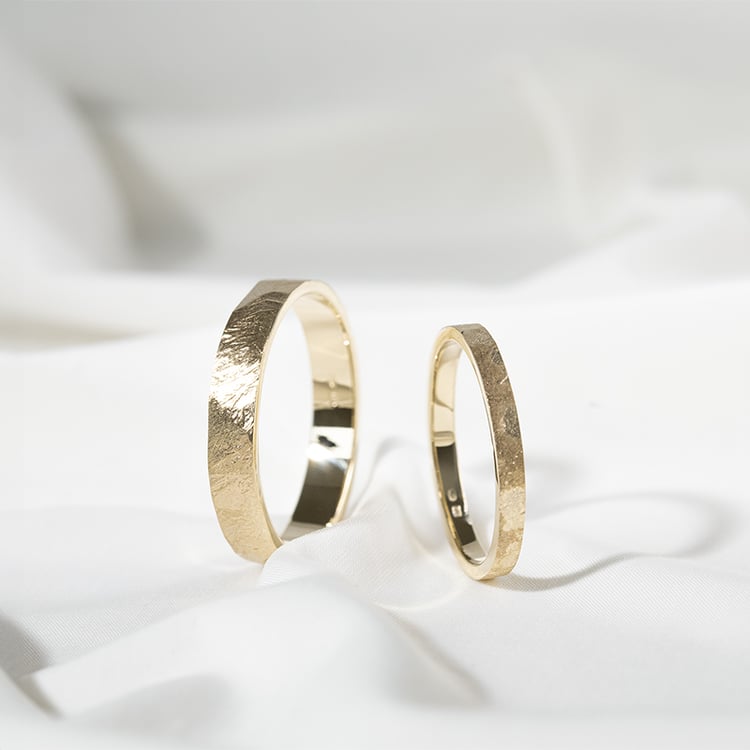 Zlaté svadobné obrúčky Rayen 131943