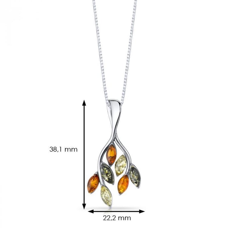 Náhrdelník s jantármi 5947