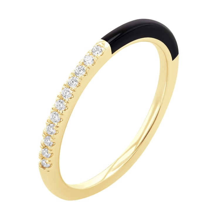 Keramický prsteň s lab-grown diamantmi Conall 120850