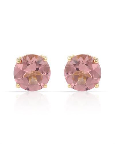 Turmalínové náušnice zlaté