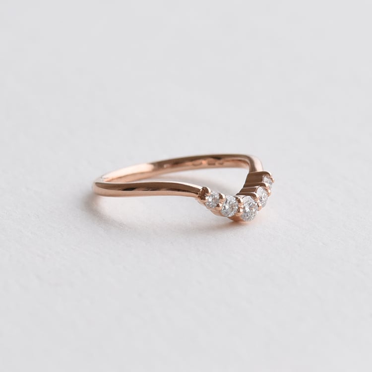 Obrúčka s moissanitmi 73740