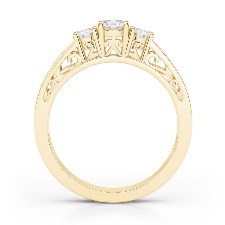 Diamantový prsteň vo vintage štýle 66059