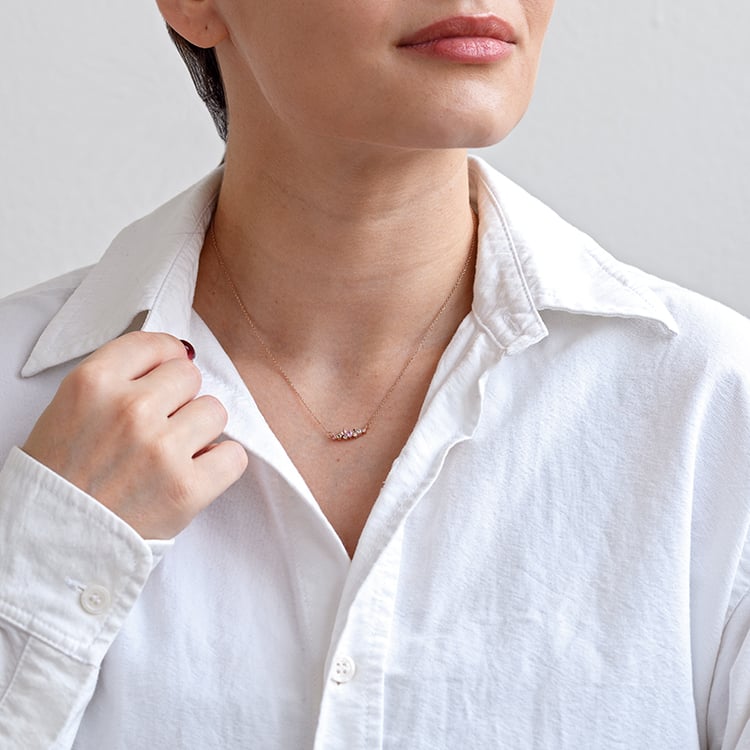 Cluster náhrdelník s drahokamami Beck 133224