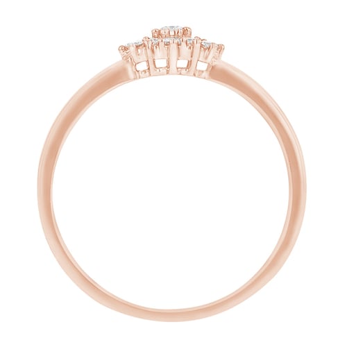 Elegantný diamantový prsteň Aubert