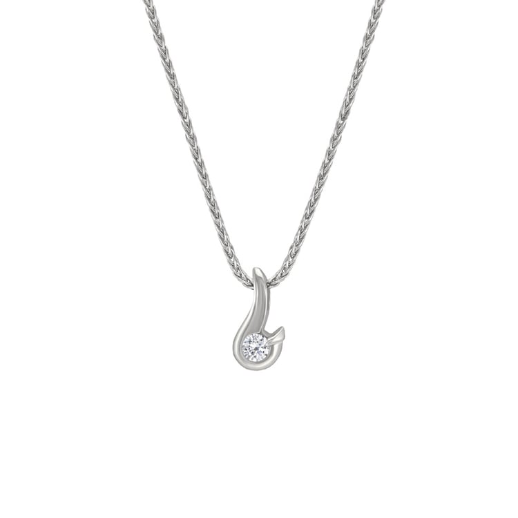 Diamantový náhrdelník z platiny