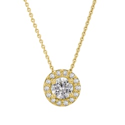 Halo prívesok s lab-grown diamantmi Usara