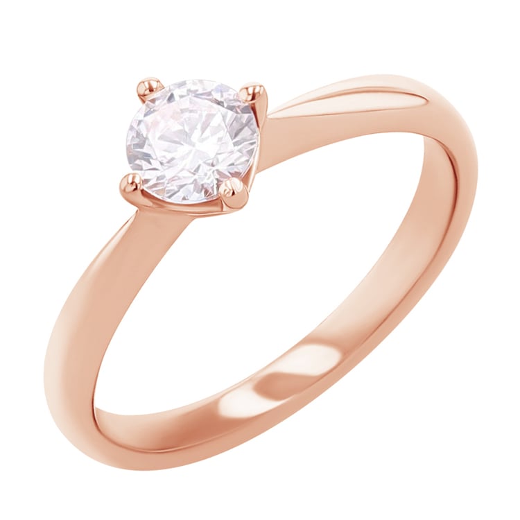 Strieborný zásnubný prsteň s moissanitom Maya 166065