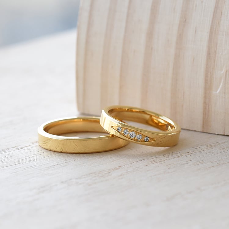 Svadobné obrúčky s diamantmi 61461