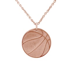 Prívesok lopta s gravírom vašej voľby Basketball