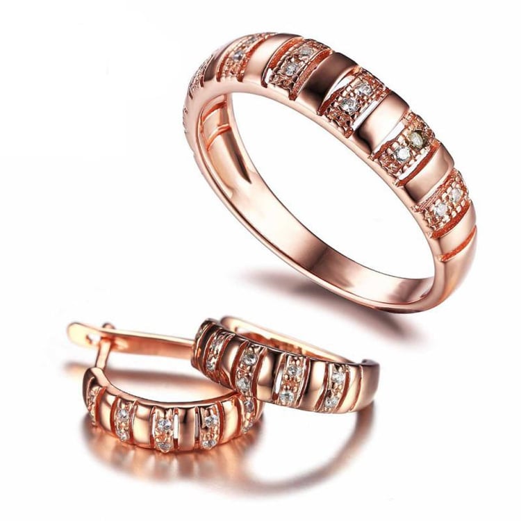 Pozlátená strieborná kolekcia