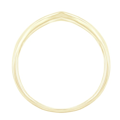 Minimalistický vykrojený prsteň Regina