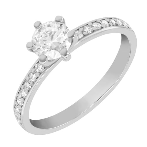 Zásnubný prsteň s lab-grown diamantmi Fuena
