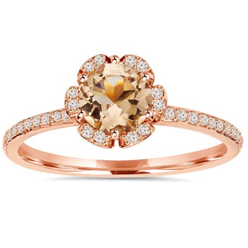 Morganitový prsteň 6374