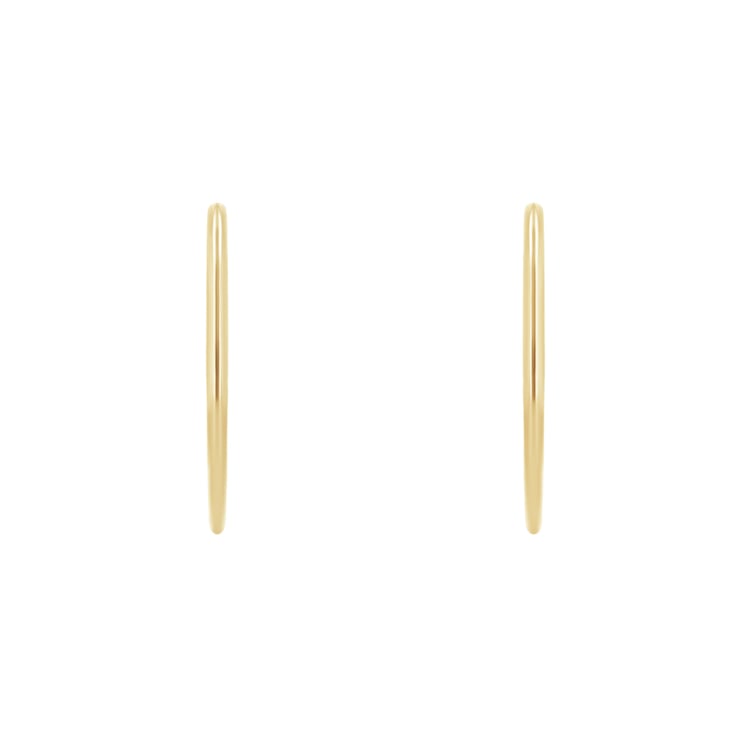 Zlaté kruhové náušnice Aliesha 108327