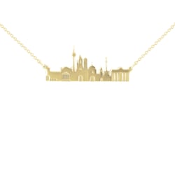 Zlatý či platinový náhrdelník mesta Berlín