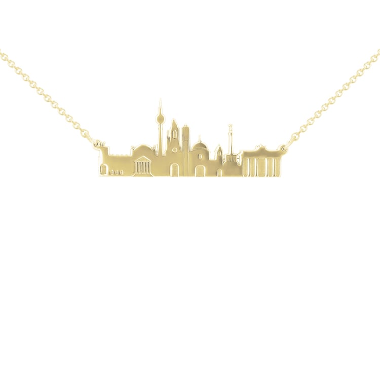 Zlatý či platinový náhrdelník mesta Berlín 107209